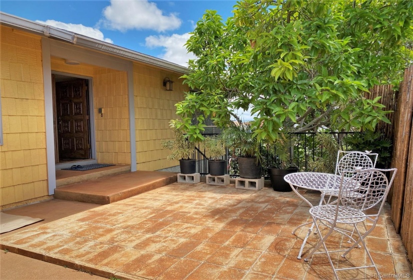 Entry Patio.