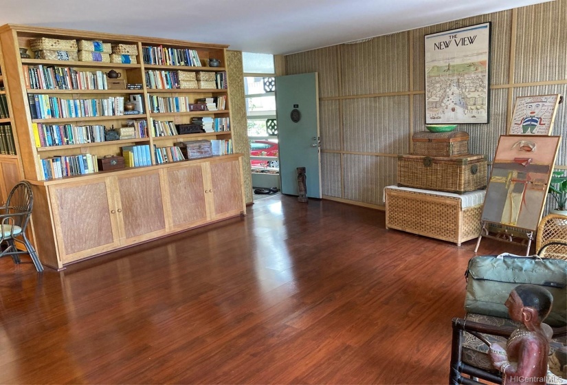 Entrance and living room