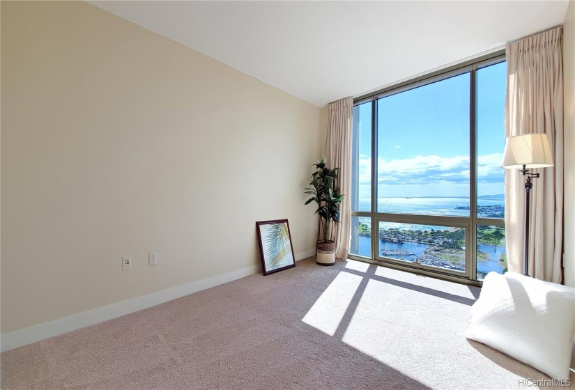 Roomy Master Bedroom with huge walk-in closet and fresh new carpet. Look at the view! You'll never lose this view.