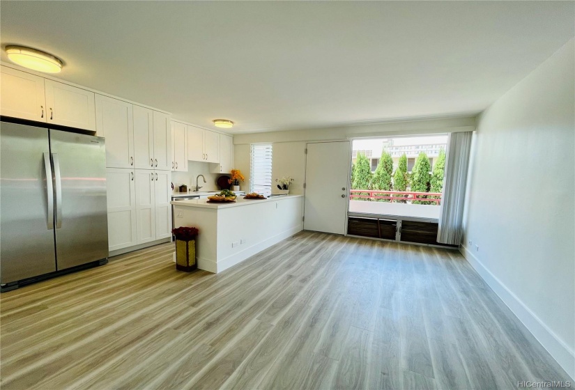 Kitchen - Dining Area - Living Area