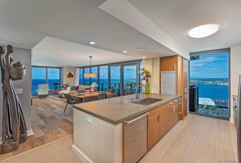 Kitchen with views!