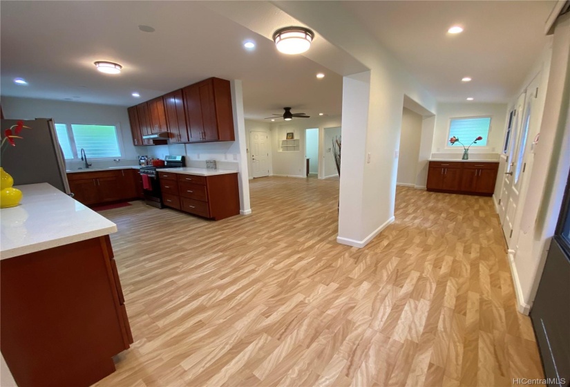 Open flexible floor plan