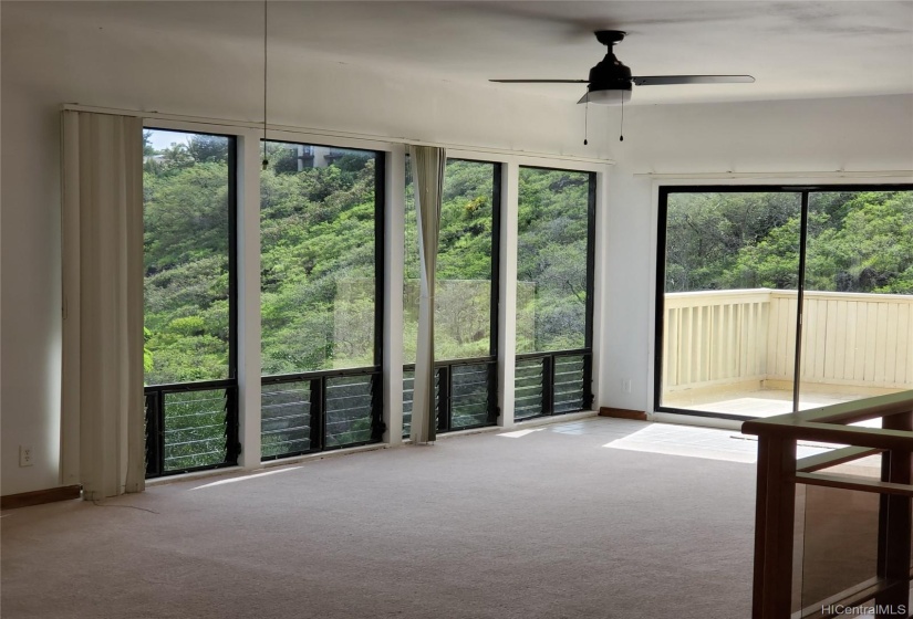 Windows galore from living room