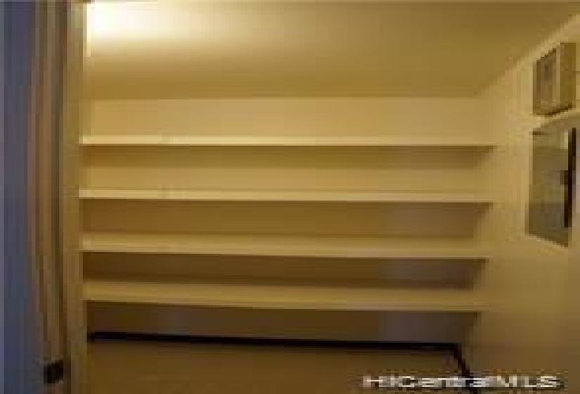 walk-in storage room