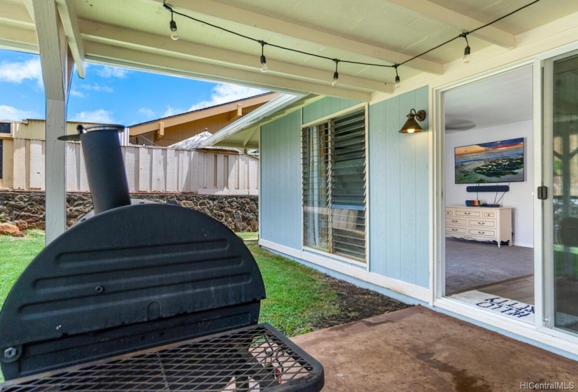 Covered patio