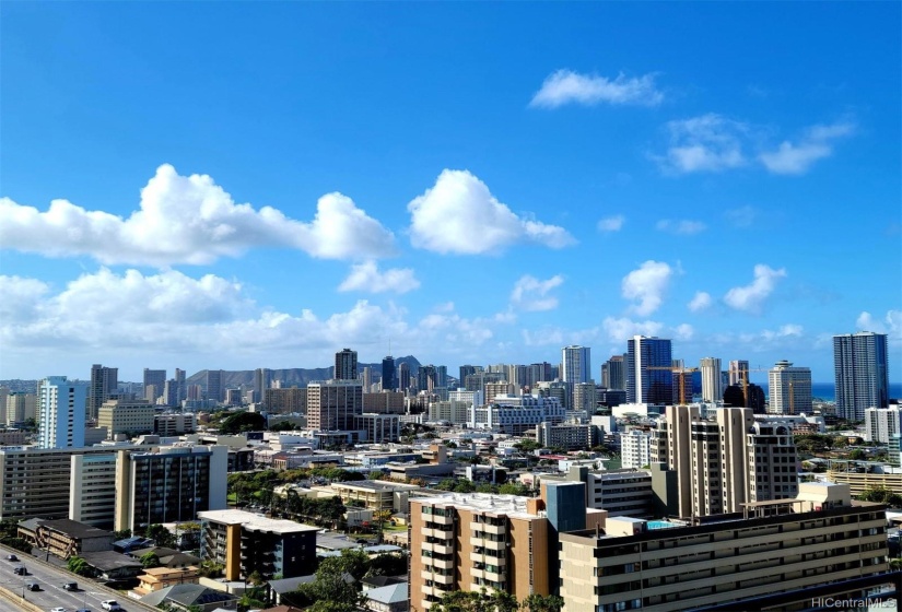 Beautiful view from the roof top deck