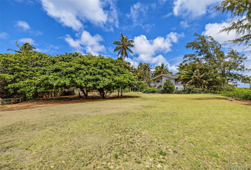 The lot has over 200 feet of linear ocean frontage and it's own sandy cove.