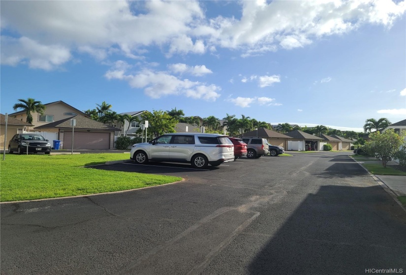 20 guest parking stalls in front of the garage