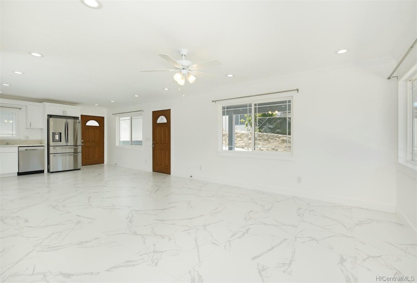 Downstairs Living area