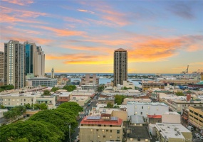 Awesome harbor, coastline and city views by day, twinkling city lights by night.