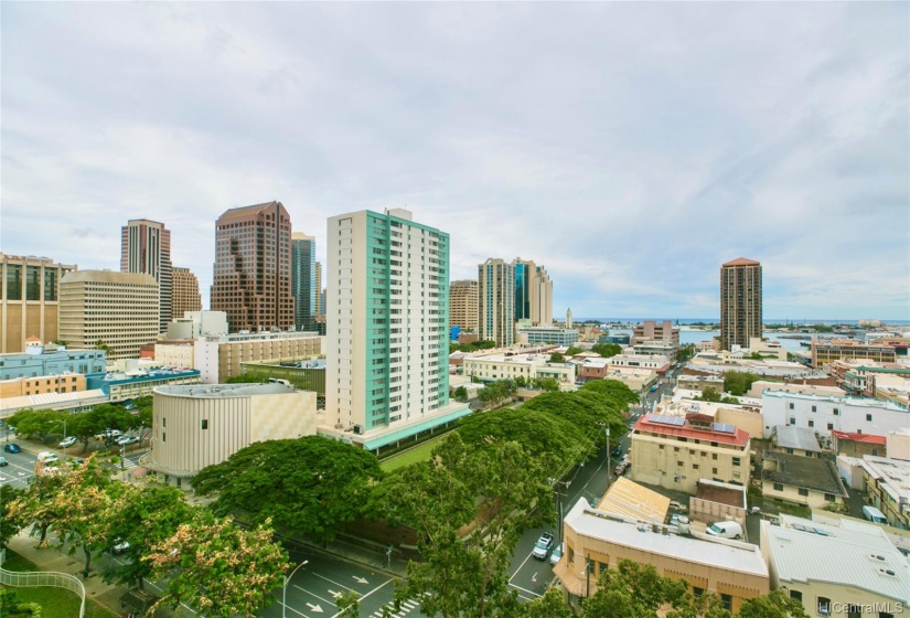 It's hard to capture the full panoramic city scape and harbor views in just a couple shots.