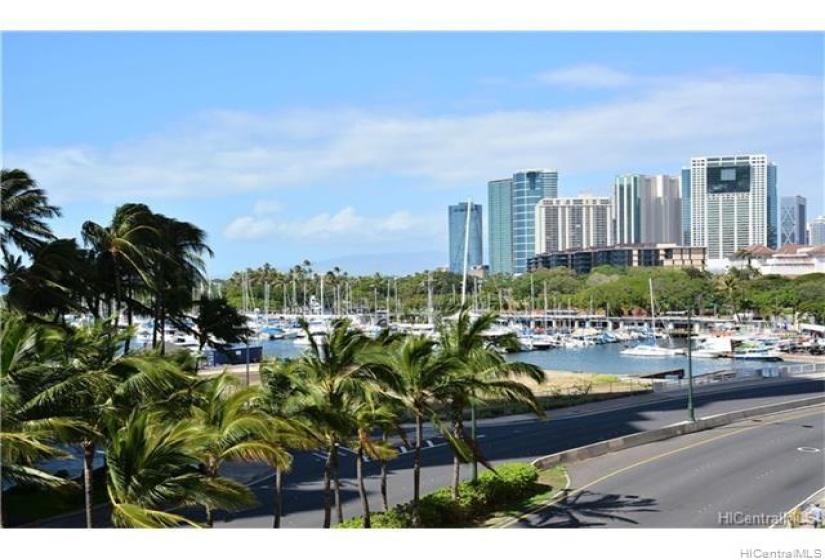 Marina view from front lanai