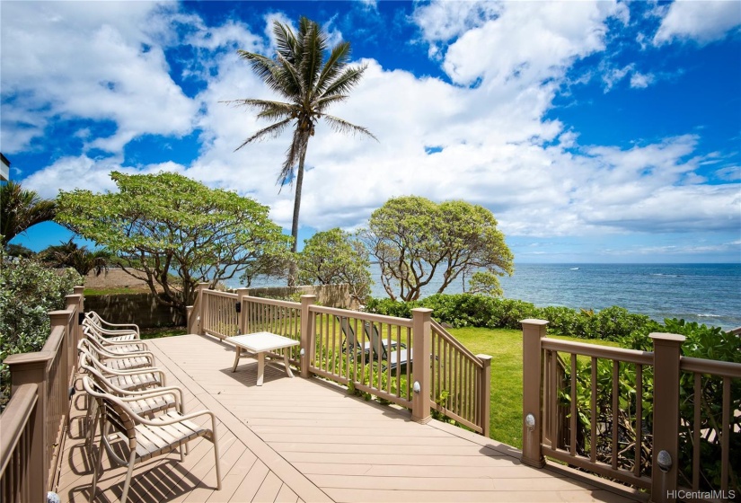 Main house patio.