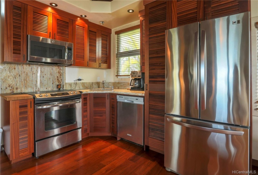 Guest house kitchen.