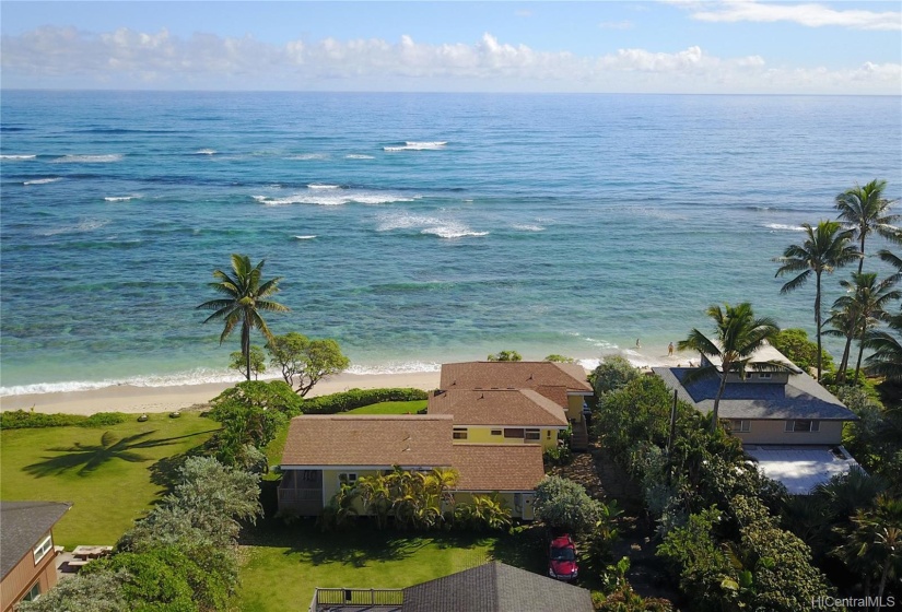 Houses and ocean view.