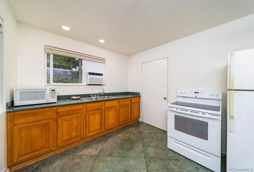 Downstairs wet bar and second dining area