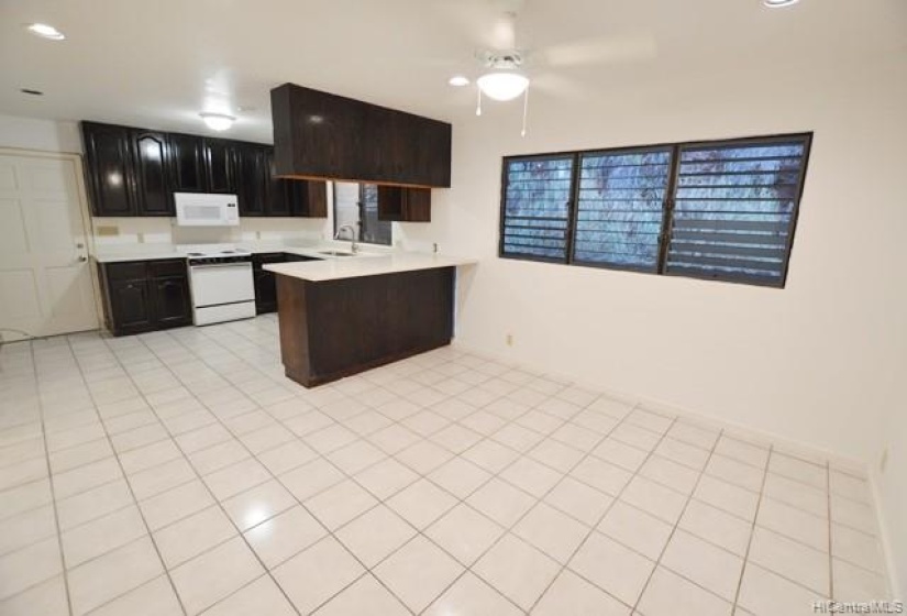 Back-Upstairs unit Kitchen and Dining Room