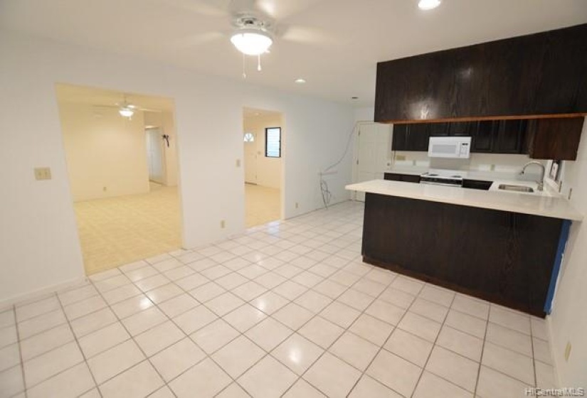 Back-Upstairs unit Kitchen and Dining Room