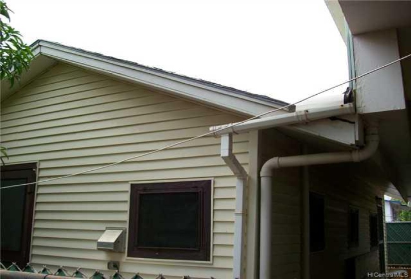 Back Yard View of Spacious 1 Bdrm/1 Bath Next to Carport.