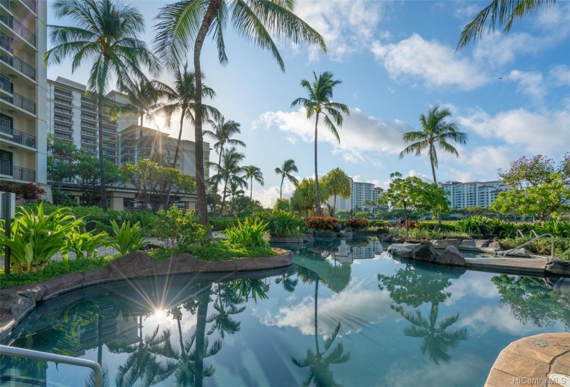 Family pool next to the Beach Tower