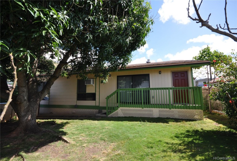 Main House Back Yard and Family Room Entrance