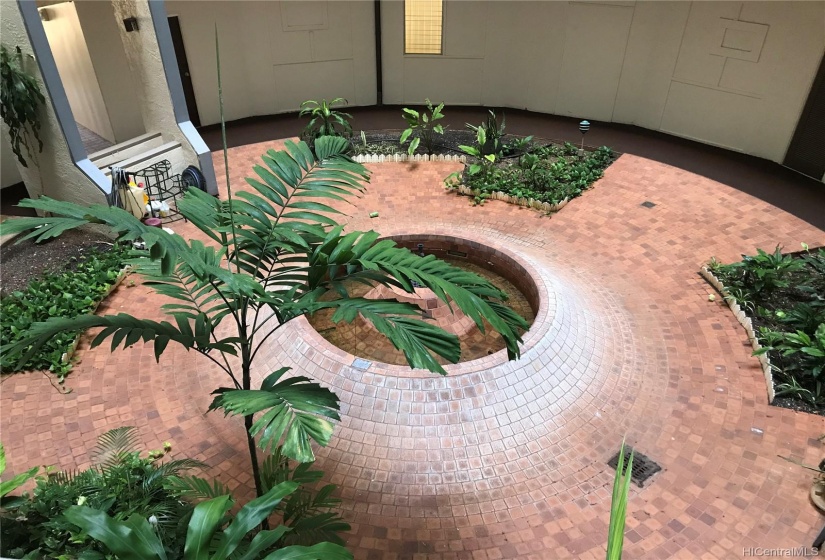 Beautifully landscape Atrium from the hallway