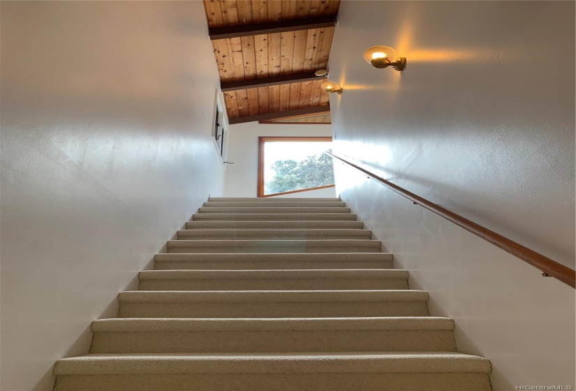 Stairs to the master bedroom