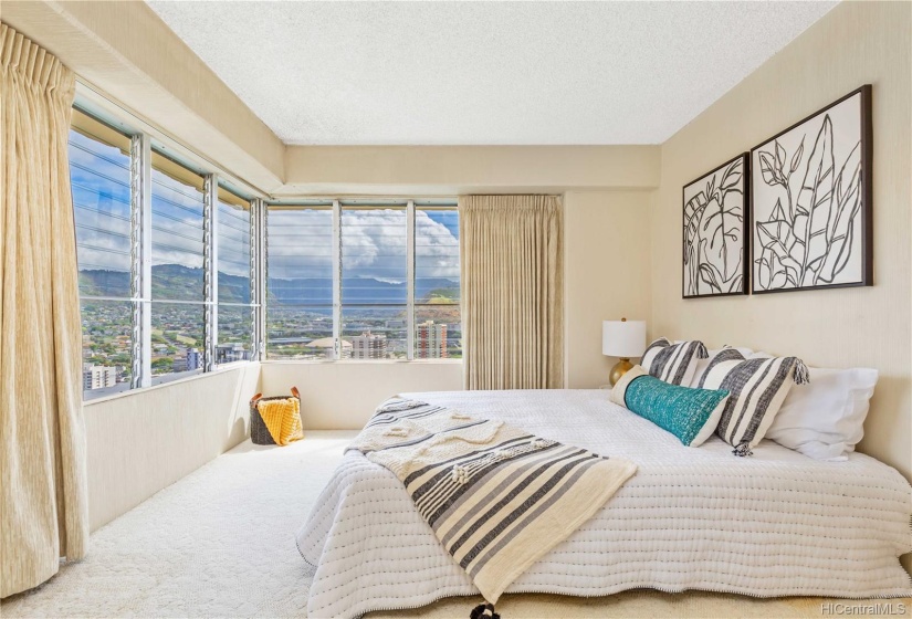 Master Bedroom with trade wind breezes.