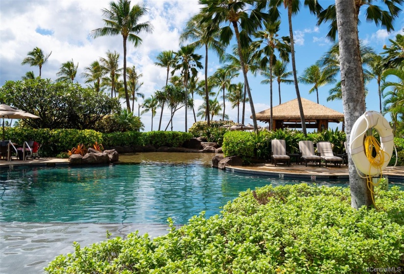 Lagoon pool adjacent the Beach Tower.