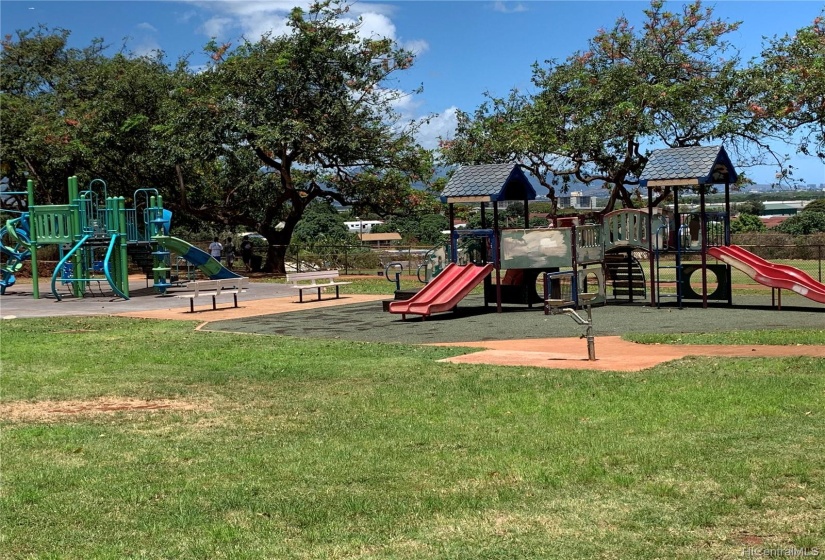 Honowai Neighborhood Park is next to the elementary school.