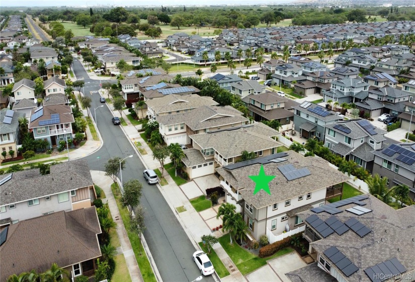 Aerial location looking Kapolei bound