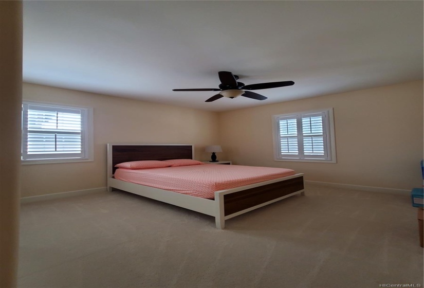 Bedroom #1 located downstairs next to the front entrance. Could double as a guest room for family or visitors. Bedroom comes with a full bath located towards the front of the room.