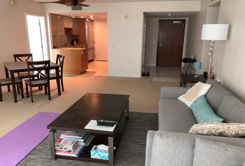 Living Room looking into Kitchen