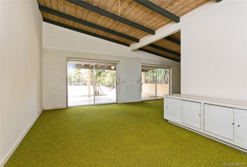 Living room looking towards the front of home