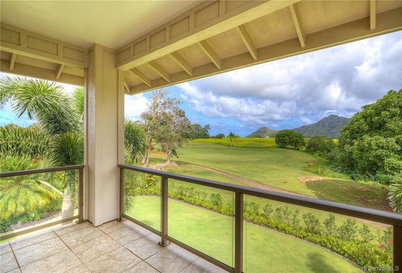 Lanai outside the master bedroom