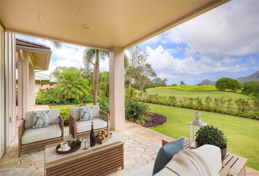 Lanai outside the dining room