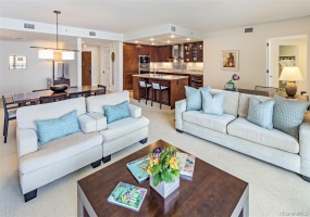 Living Room and Sitting Area