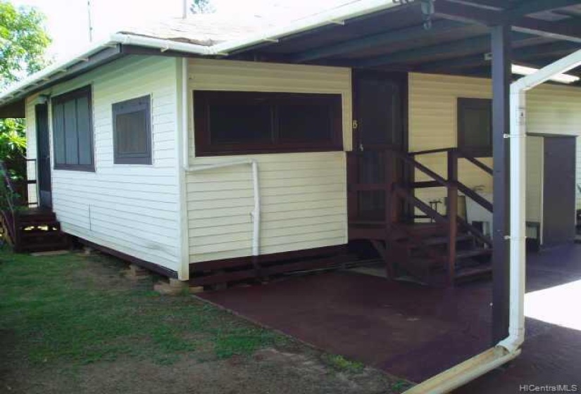 Spacious and Fully Fenced, 2 Bdrm/1 Bath at Back of Property.