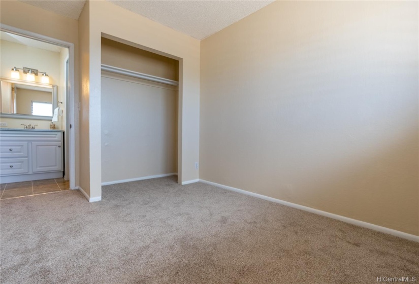 Spacious bedroom just off the full bathroom upstairs.