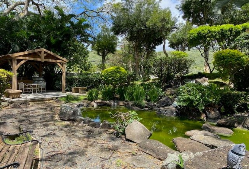 Pond and Gazebo