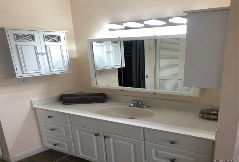 2nd vanity area closest to the master bedroom.