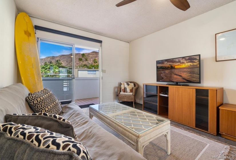 Living area and lanai