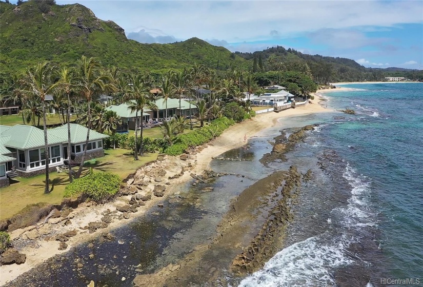 Beautiful tide pools and beachfront await you at the oceanside home lot. Hauula Hawaii