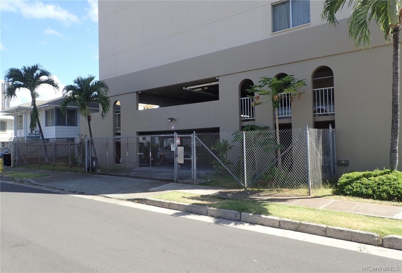 Malanai Street garage parking entry