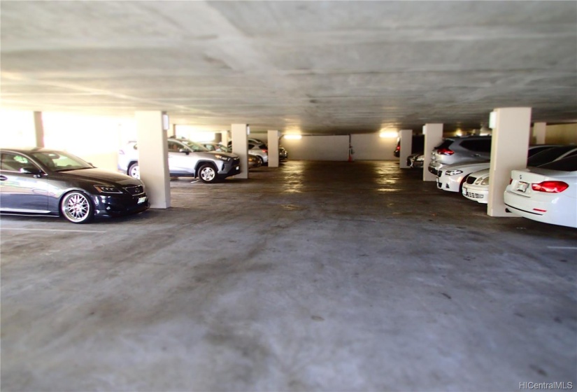 Parking #22 at second pillar on left