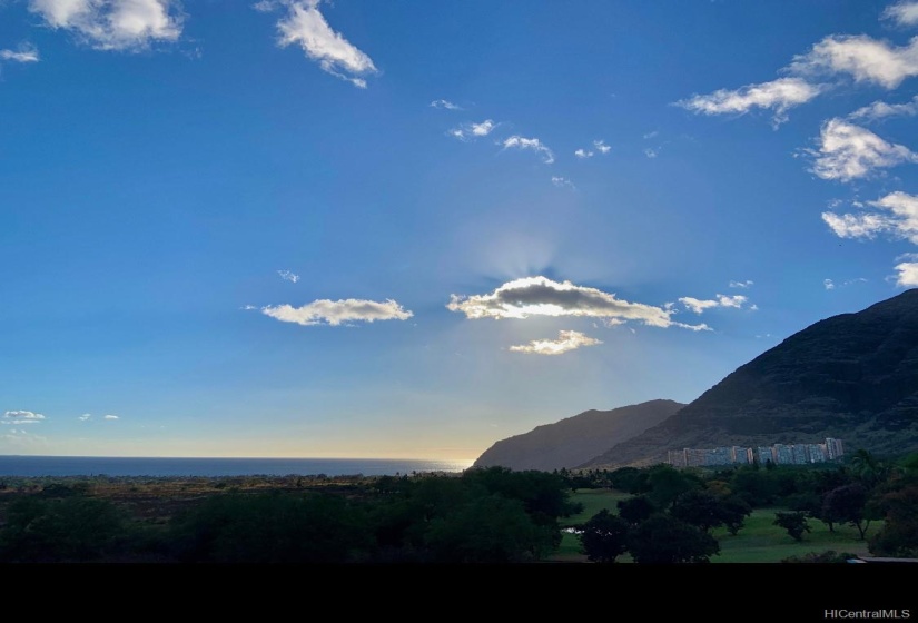 Golf Course and ocean view from lot