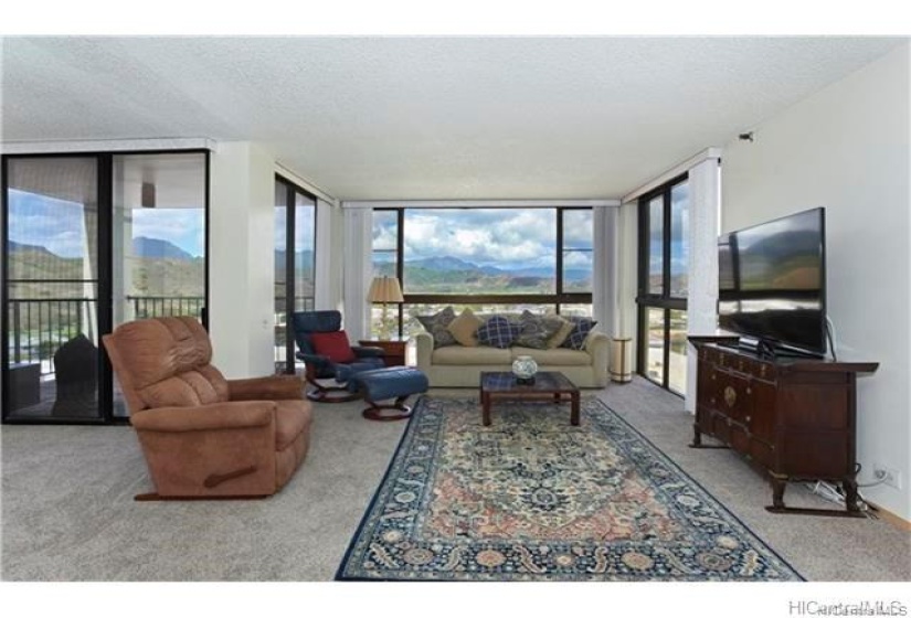 Very spacious living area with a view. Please note: unit is currently Tenant occupied.