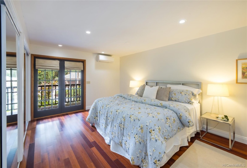 Master bedroom in main house.