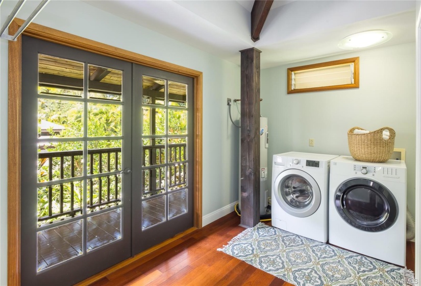 Laundry room in main house.