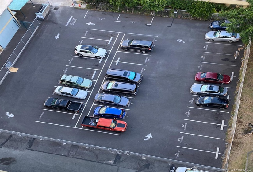 Char Parking Lot for extra cars at $180/m.